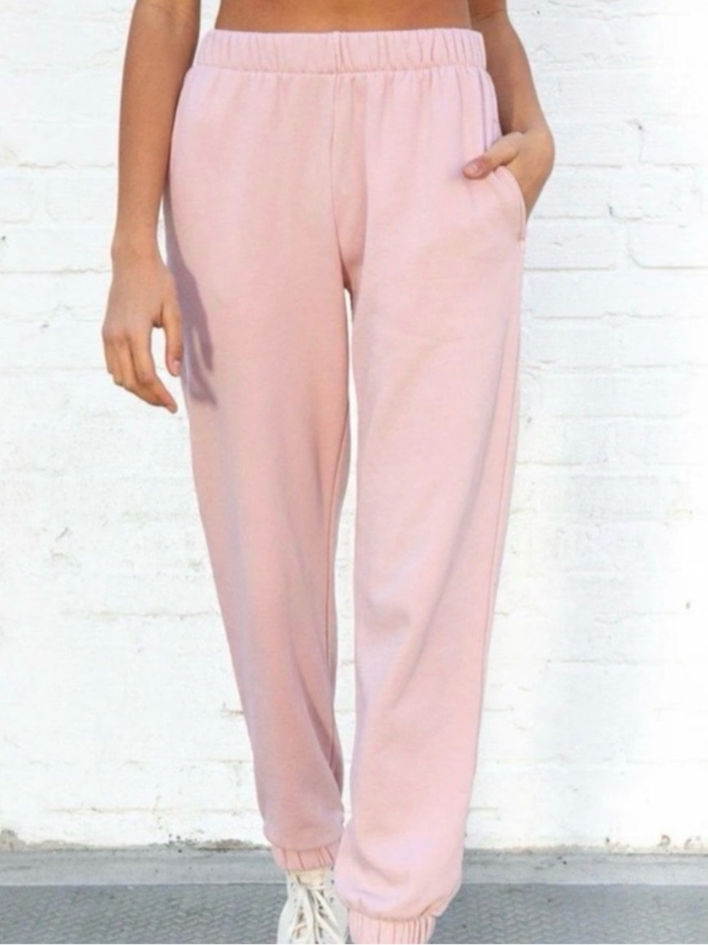 Brandy Melville Light pink Sweatpants OS